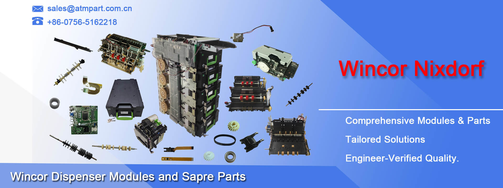 Qualidade Partes de caixas eletrónicos Diebold Nixdorf fábrica