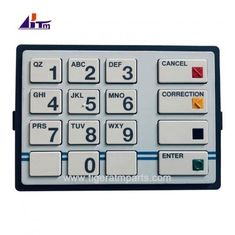 Peças de máquina ATM Diebold Nixdorf Opteva EPP7 teclado botões de plástico 49249434000A
