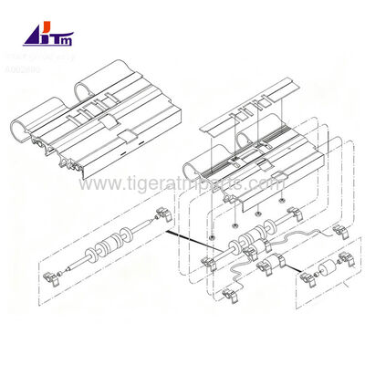 A002880 Guia interno para NMD50 Dispensador Glory Triton NMD ATM Parts