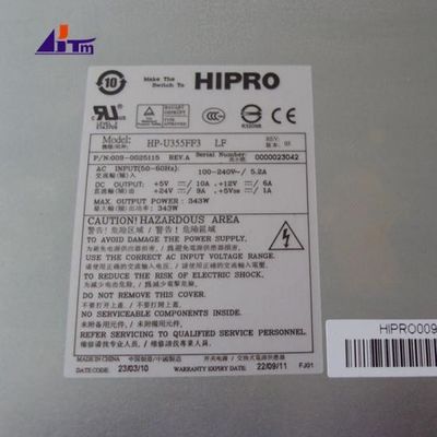 Partes da máquina ATM NCR SelfServ 6622 343w Fornecimento de energia 009-0025115