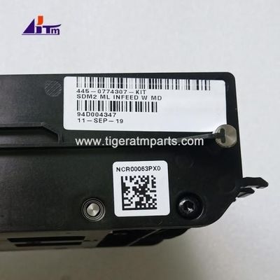 Partes da máquina ATM NCR SDM2 MIN LONG INFEED WITH METAL DE 445-0774307
