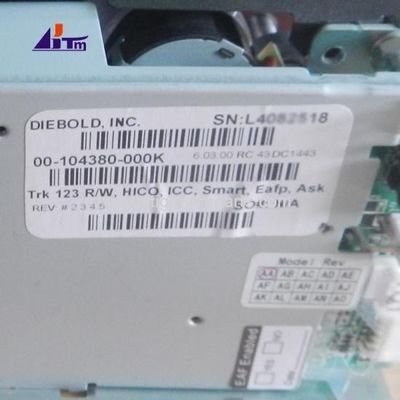 Partes da máquina de caixa Diebold Card Reader TRK 123 R/W HICO ICC Smart 00104380000K