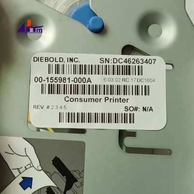Partes de máquinas de caixa Diebold 5500 Impressora de recibos 00155981000A 49240508000B