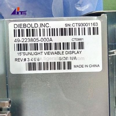 Peças da máquina de caixa Diebold LCD 15 polegadas Visível à luz solar 49223805000A