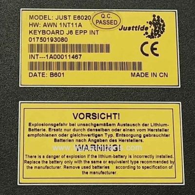 1750193080 01750193080 Teclado EPP J6 Wincor Nixdorf Peças de Caixa Eletrônico