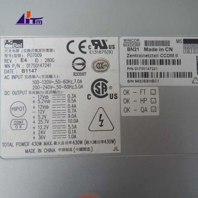 Partes de máquinas ATM Wincor Nixdorf Central de alimentação CCDM II 1750147241