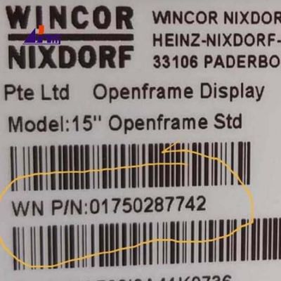 Peças de máquina ATM Wincor Nixdorf 15 polegadas Openframe Std Display LCD 1750287742
