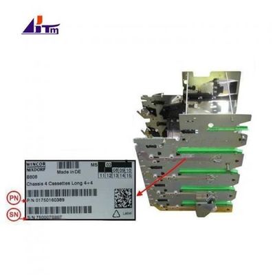 ATM Peças Wincor Nixdorf Cineo Chassis 4 Cassetes Longo 4+4 1750160389