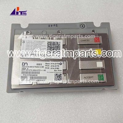 Partes de máquinas de caixas eletrônicos 01750346538 Diebold Nixdorf DN EPPV8 teclado