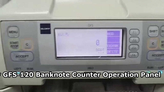 Substituição do painel de operação Glory GFS 120